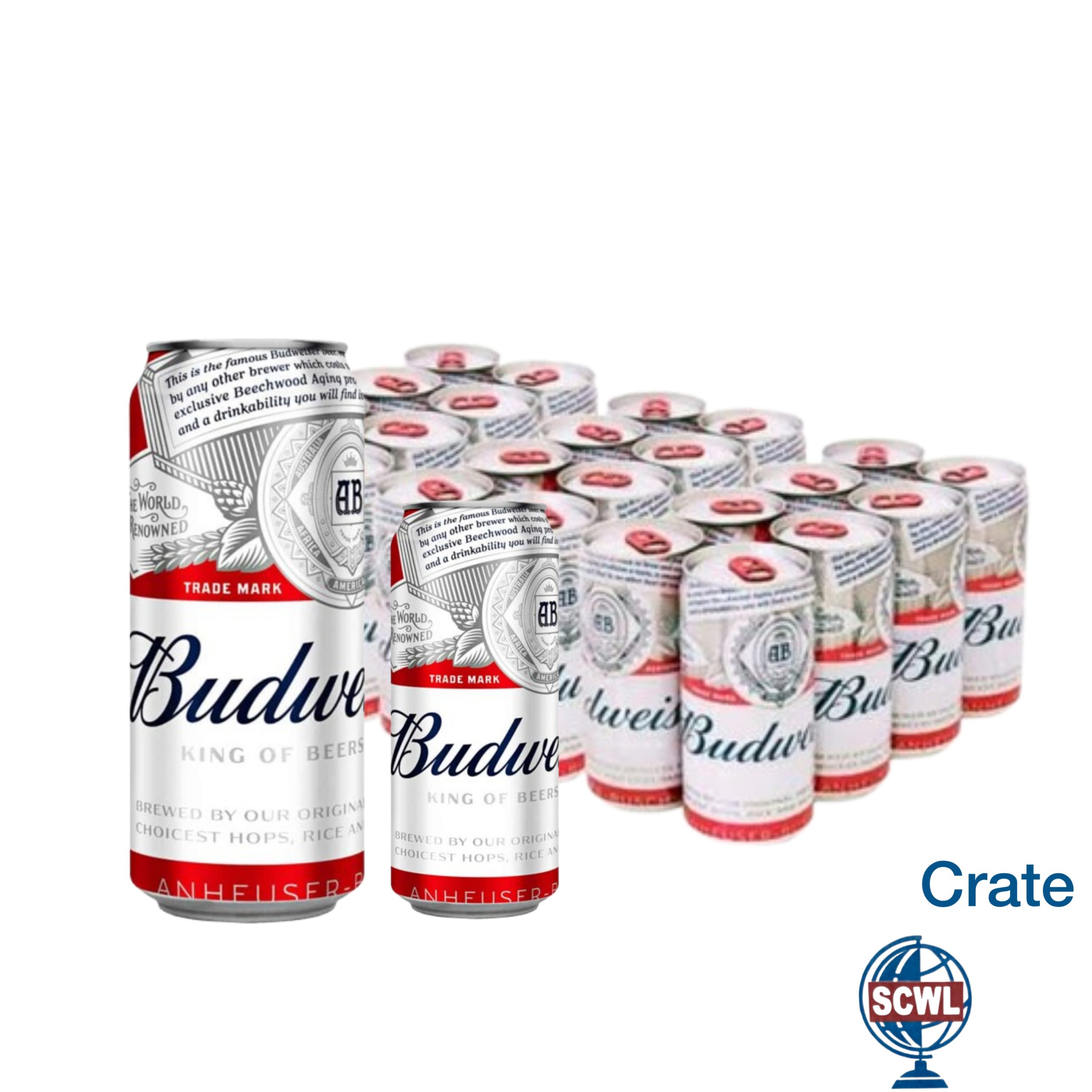 BUDWEISER CAN CRATE