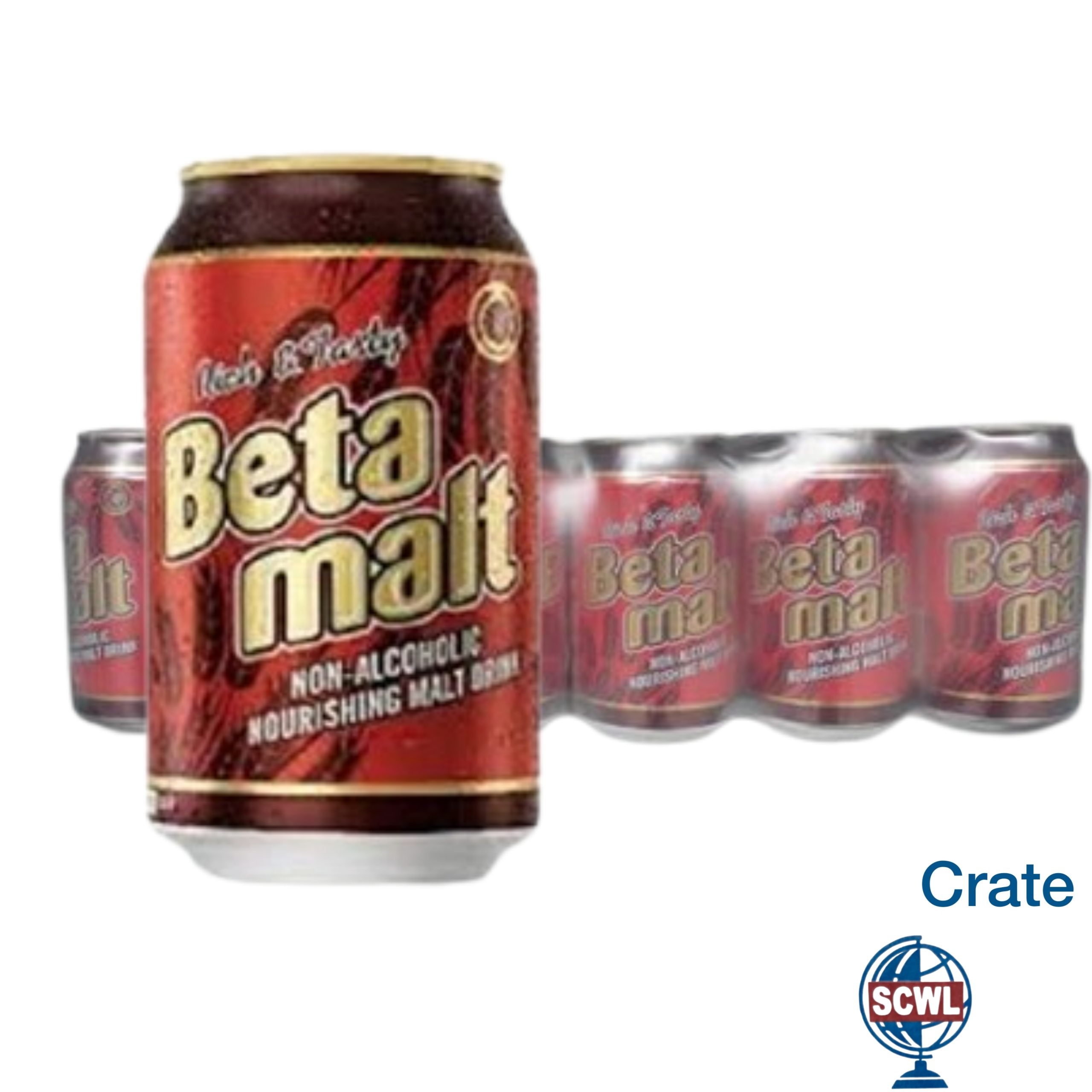 BETA MALT BOTTLE CAN CRATE